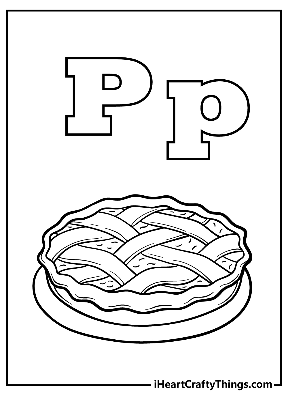 Printable Letter P Coloring Pages (Updated 2022)