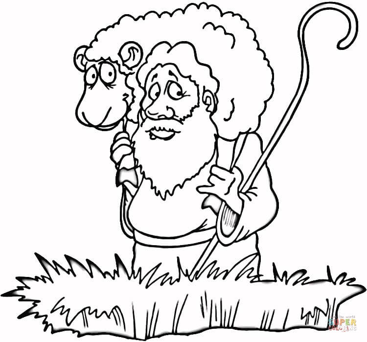 Lost Sheep coloring page | Free Printable Coloring Pages