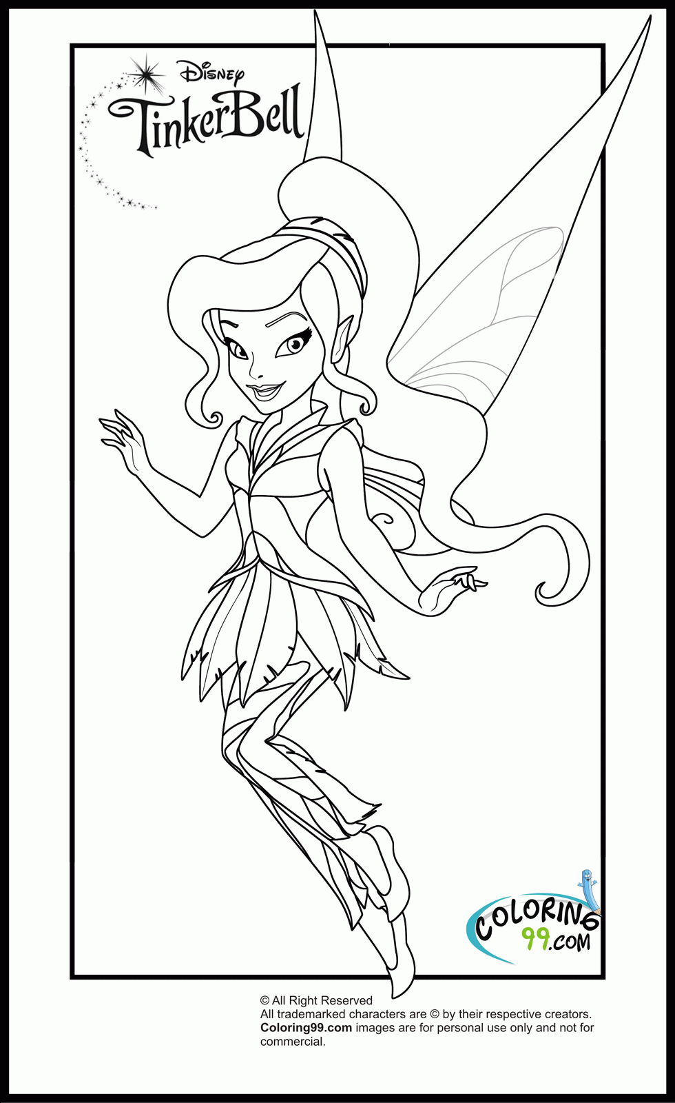 13 Pics of Free Coloring Pages Tinkerbell And Friends - Tinkerbell ...