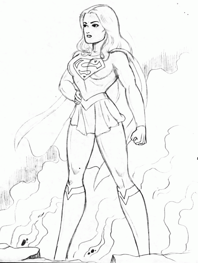 Train Supergirl Coloring Pages To Download And Print For Free ...
