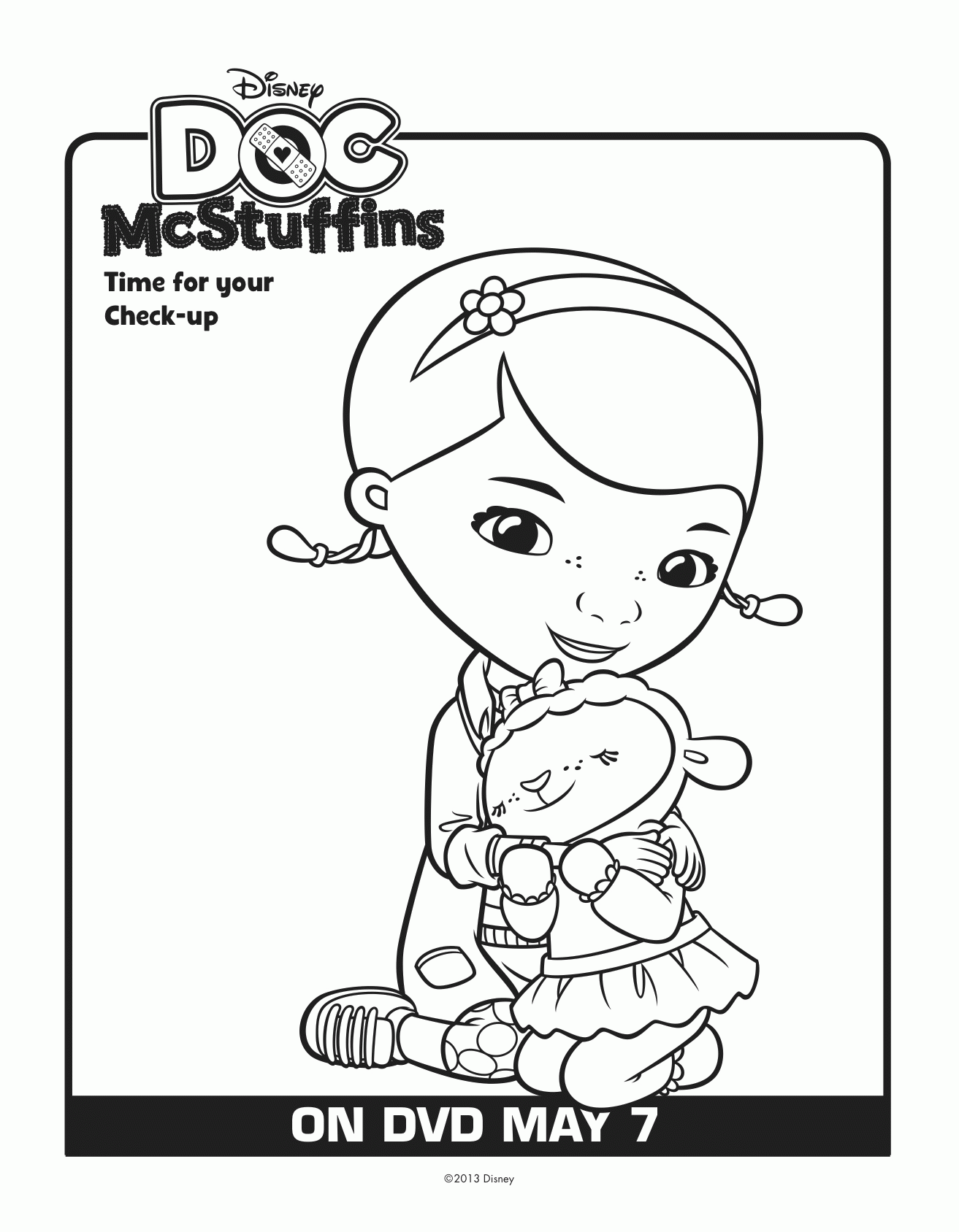 Amazing of Free Doc Mcstuffins Coloring Pages Free With D #747