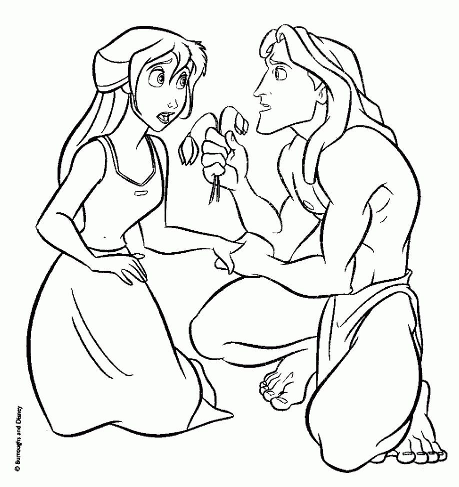 Tarzan 2 Coloring Pages Tarzan Coloring Pages Online. Kids ...