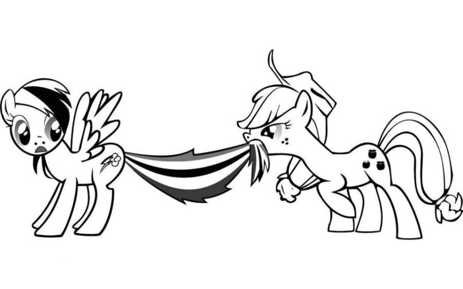 Printable 22 My Little Pony Coloring Pages Rainbow Dash 3108 - My ...