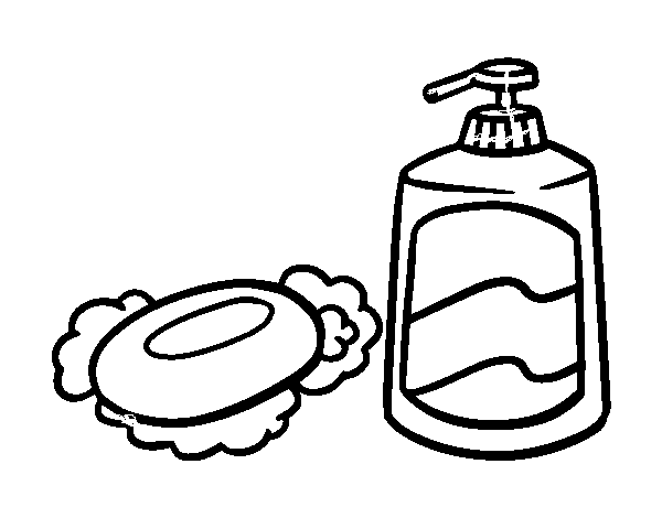 bath soaps coloring page - Coloringcrew.com