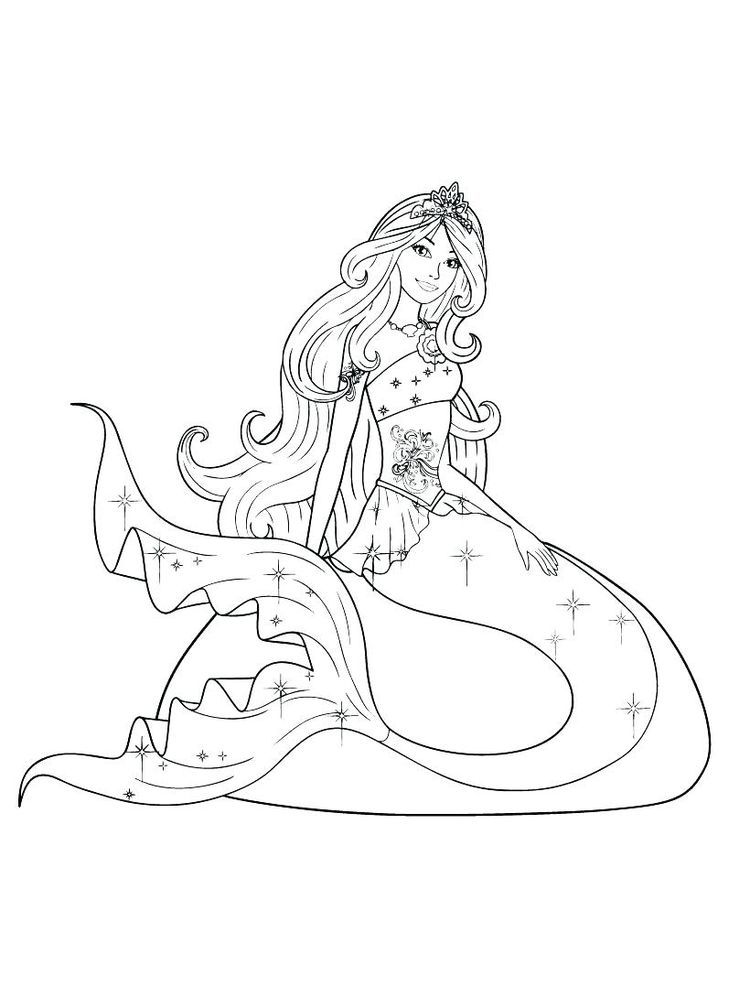 barbie and chelsea coloring pages in 2020 | Mermaid coloring book ...