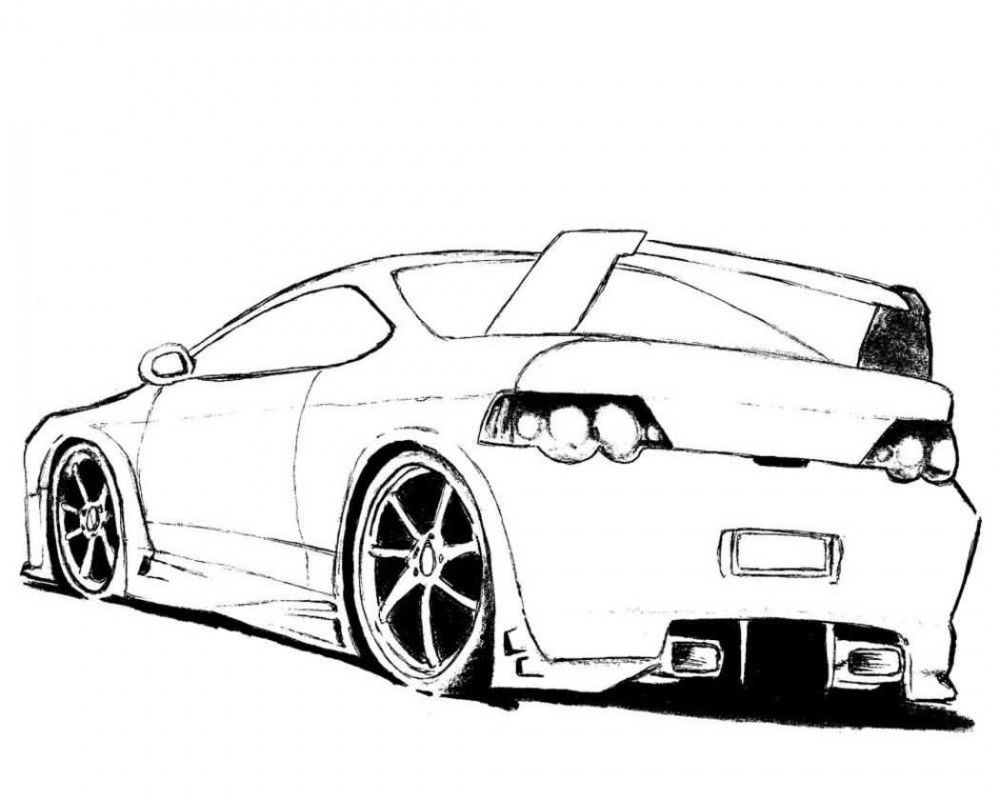 Coloring Pages Of Cool Cars - Coloring Style Pages