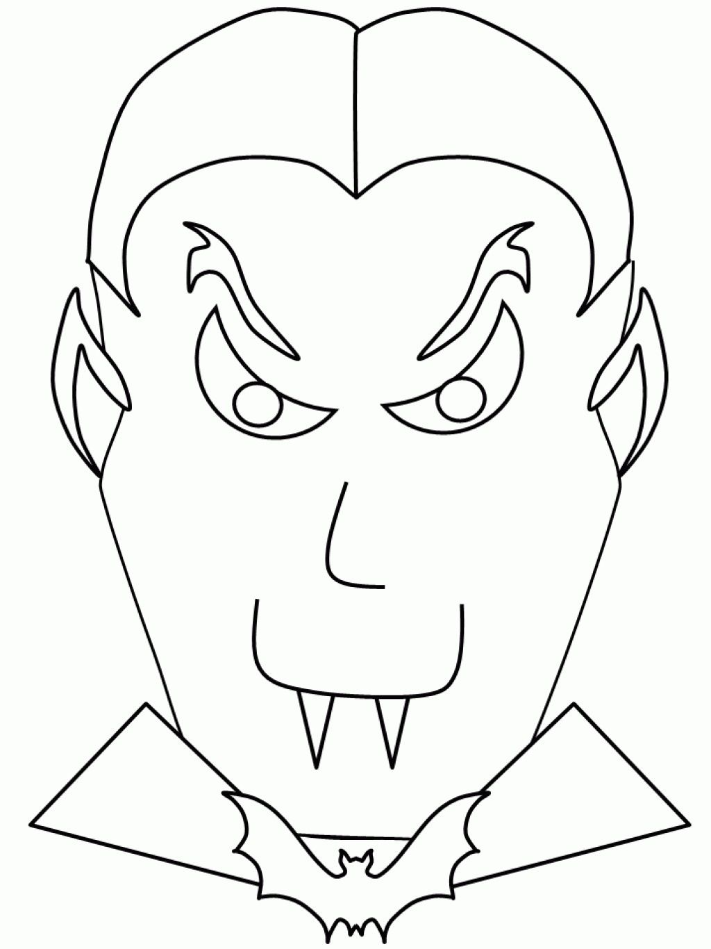 Scary Vampire Coloring Pages For Adults Vampire Coloring Pages ...