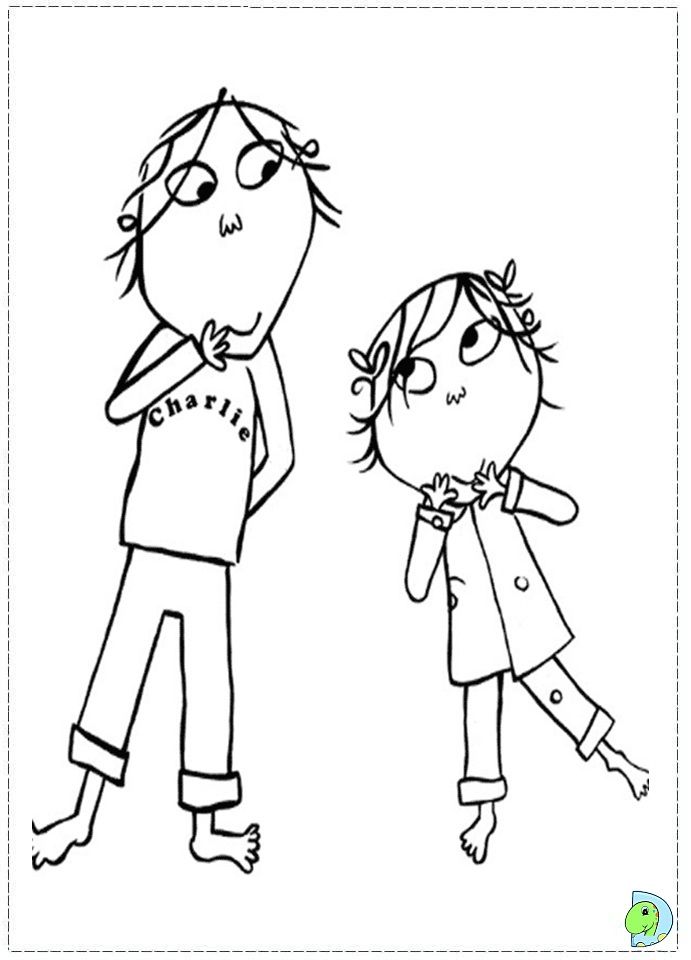 Charlie And Lola Coloring Pages Page 1
