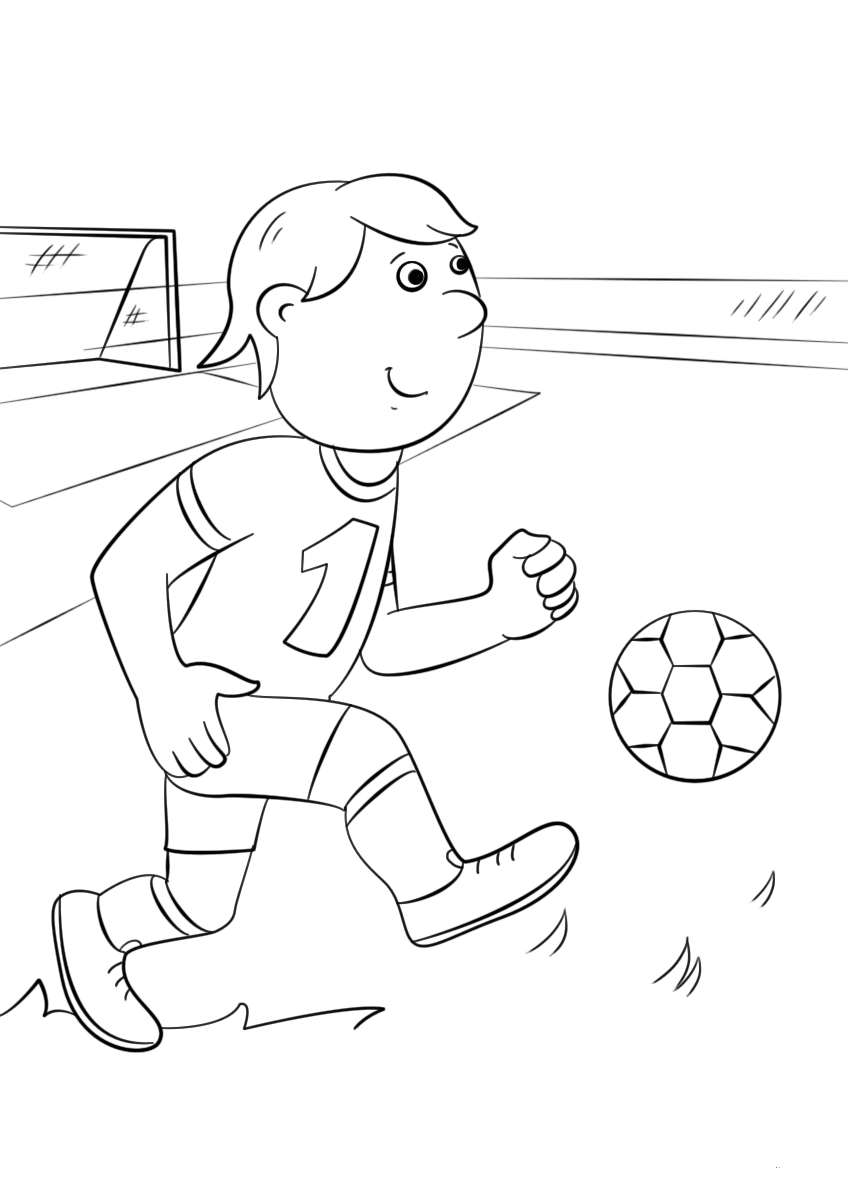35 Free Printable Football Or Soccer Coloring Pages