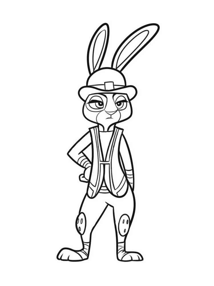 Judy Hopps coloring pages