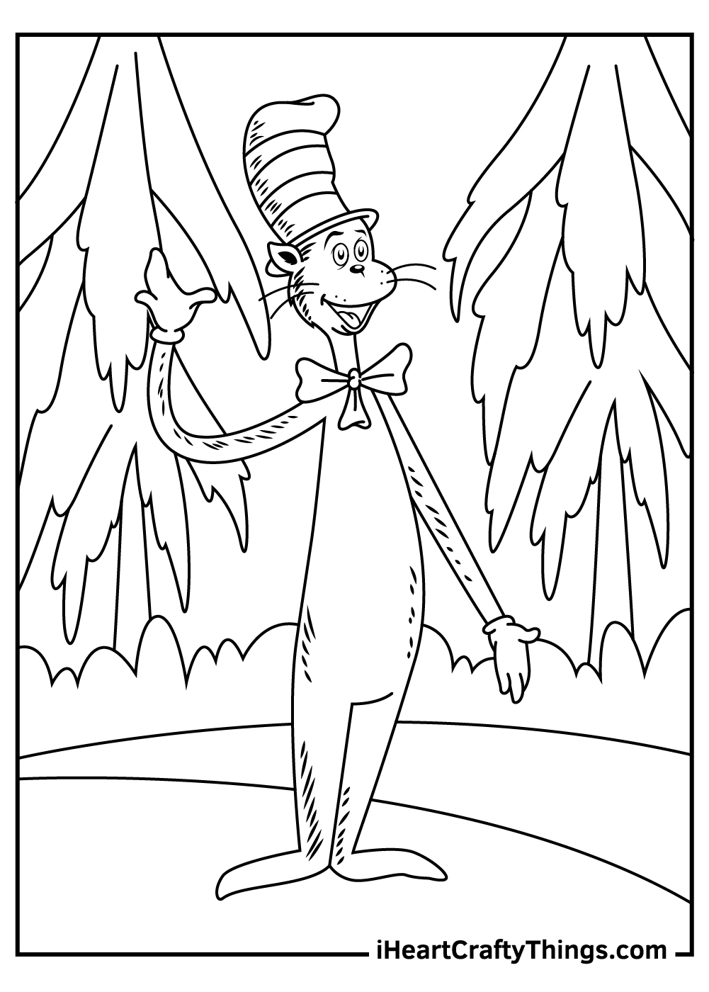 Printable Cat In The Hat Coloring Pages (Updated 2023)