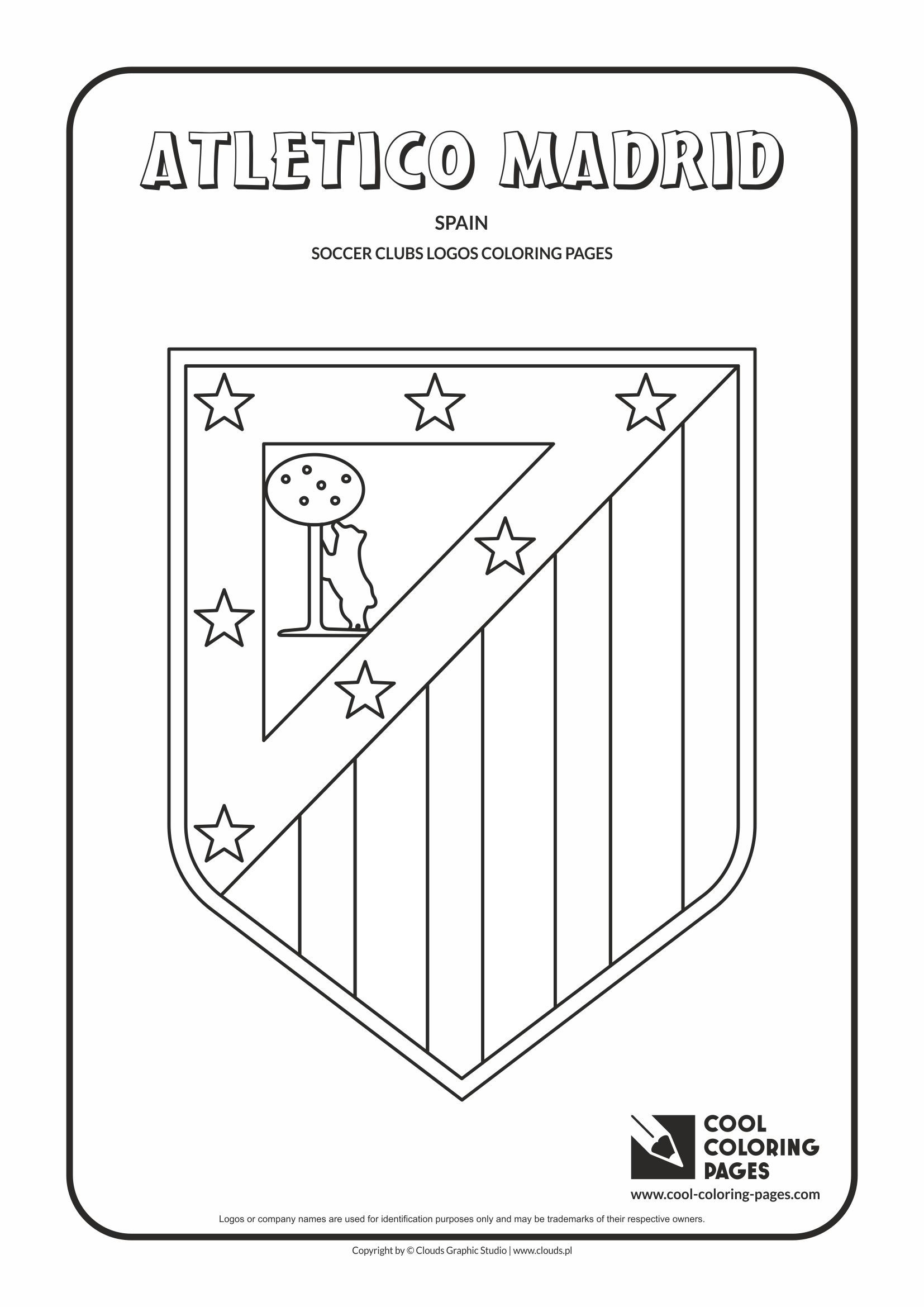 Atletico Madrid coloring page