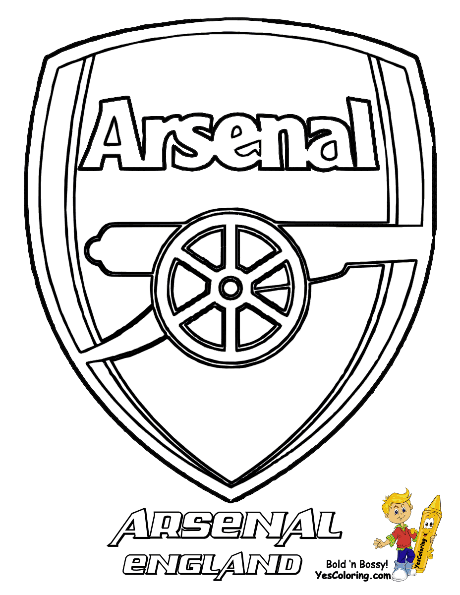 Arsenal Coloring Pages - Get Coloring Pages
