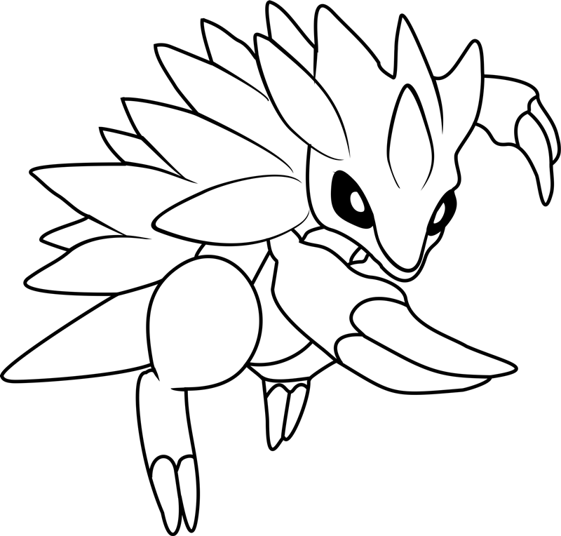 Sandslash Pokemon Coloring Page - Free ...