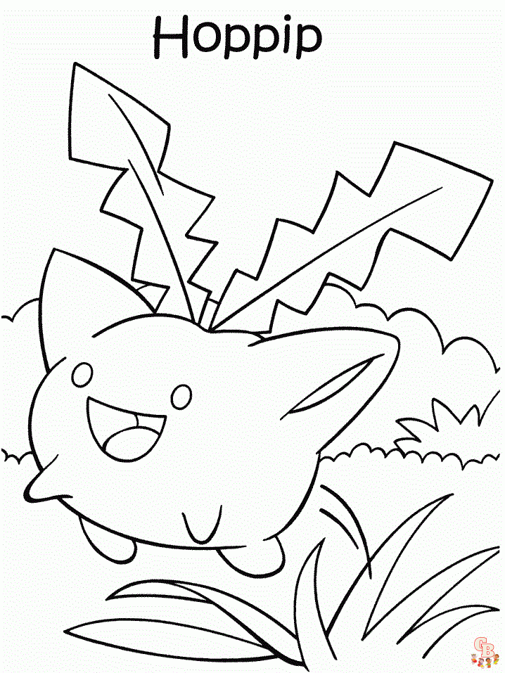 Discover the Best Hoppip Coloring Pages - Printable, Free & Easy