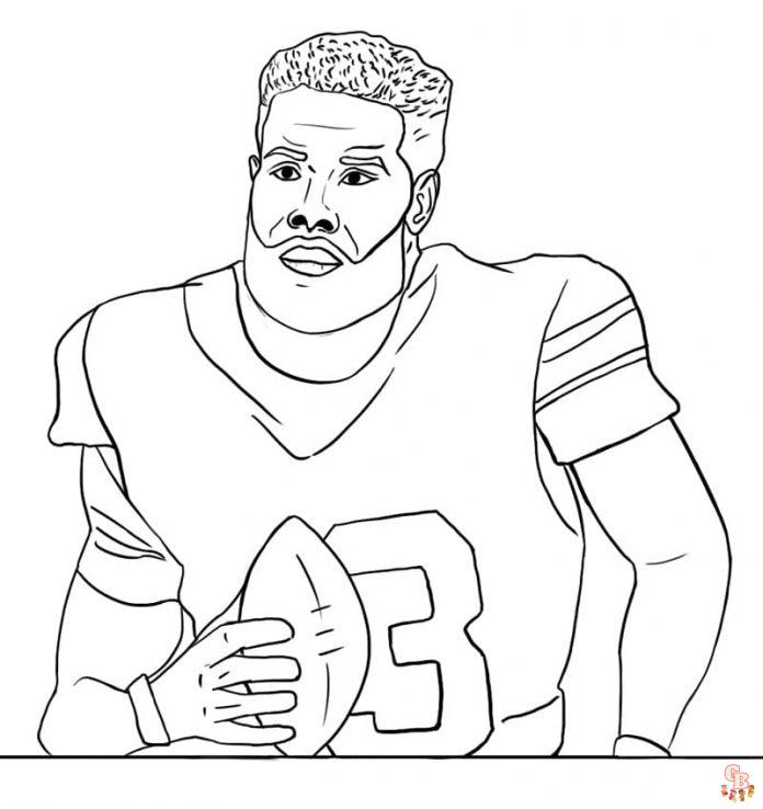 Enjoy Coloring NFL Pages with GBcoloring - Free Printable and Easy!