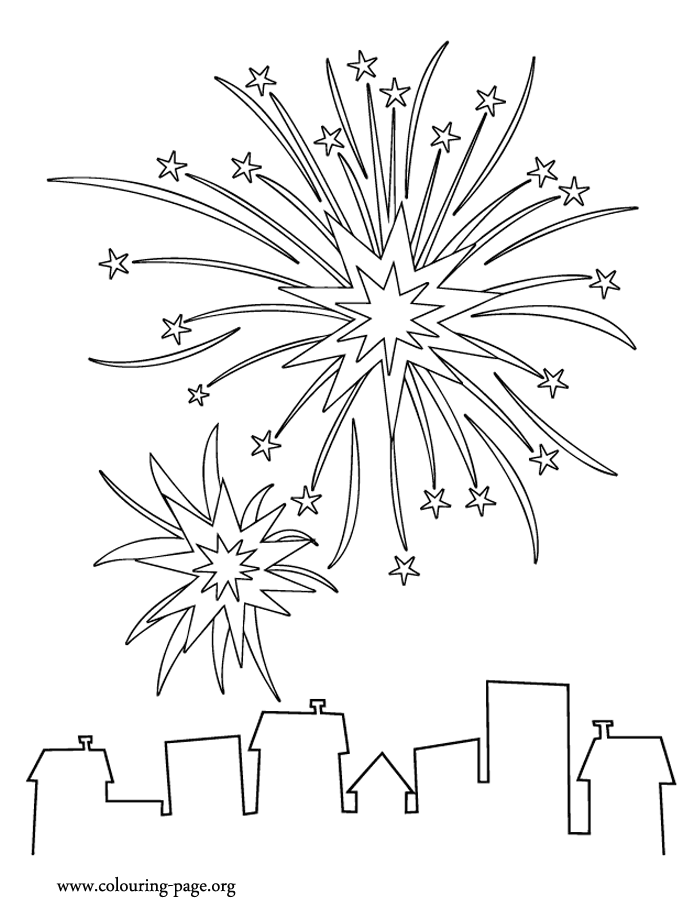 Free Free Download Firework Coloring Pages, Download Free Free Download Firework  Coloring Pages png images, Free ClipArts on Clipart Library