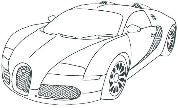 Coloring Pages of a Bugatti (36 photos) » Drawings for sketching and not  only - Papik.PRO