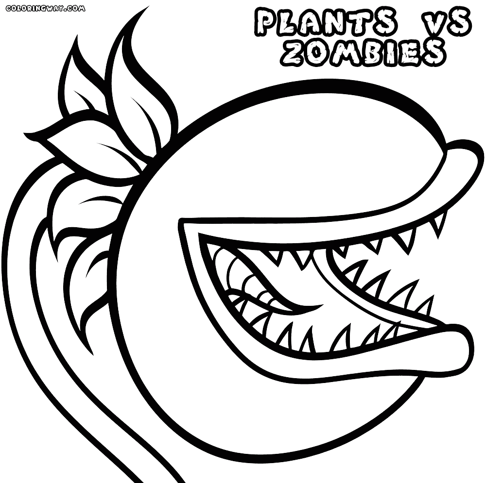 Plants vs Zombies coloring pages | Coloring pages to download and ...