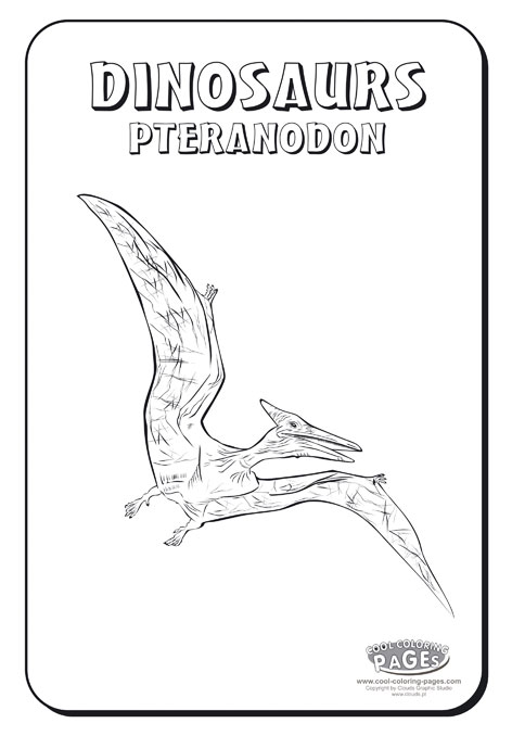 Pteranodon Coloring Page