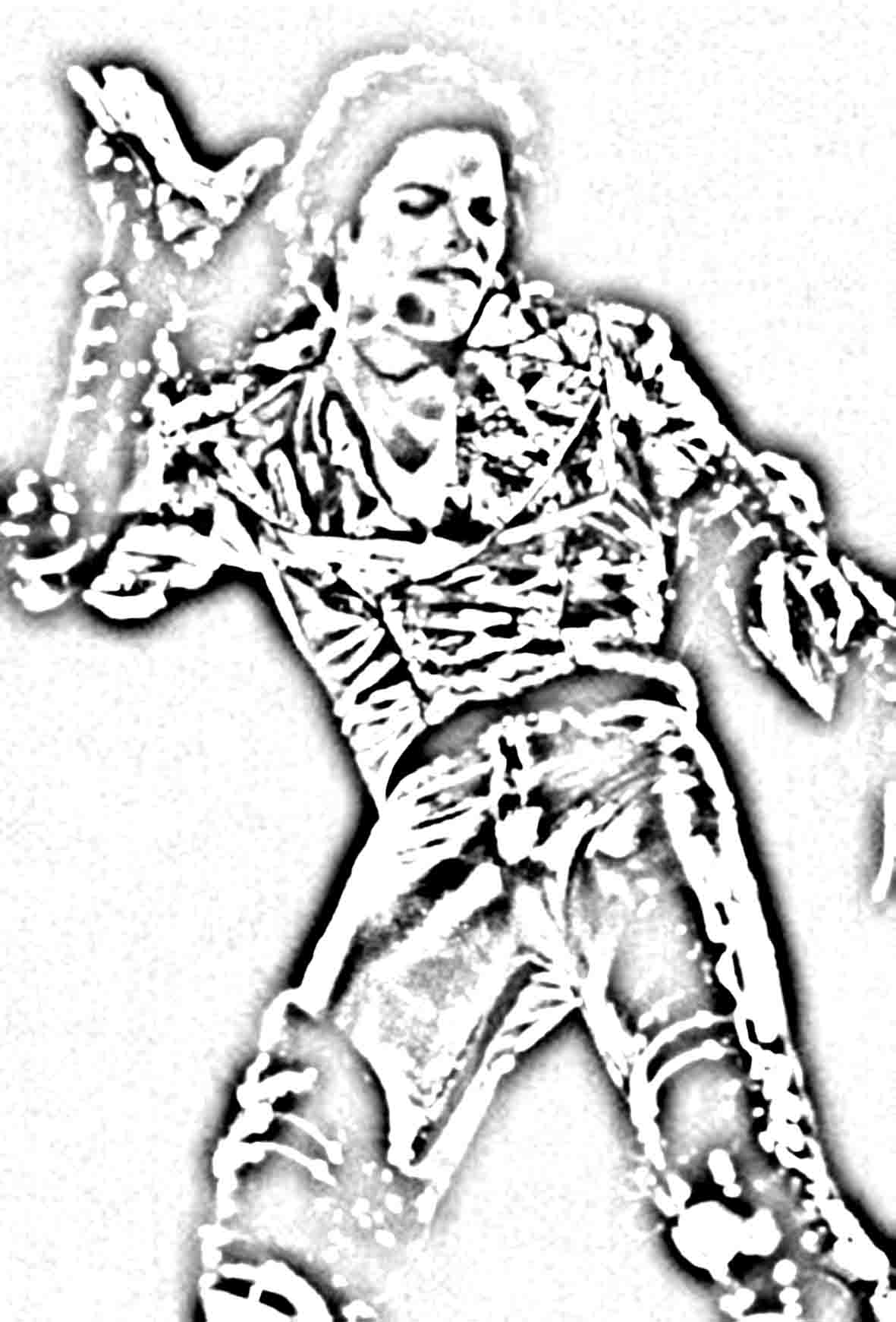 Michael Jackson Coloring Pages Thriller - High Quality Coloring Pages