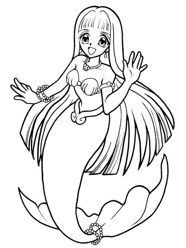 free coloring pages of a baby mermaid - VoteForVerde.com