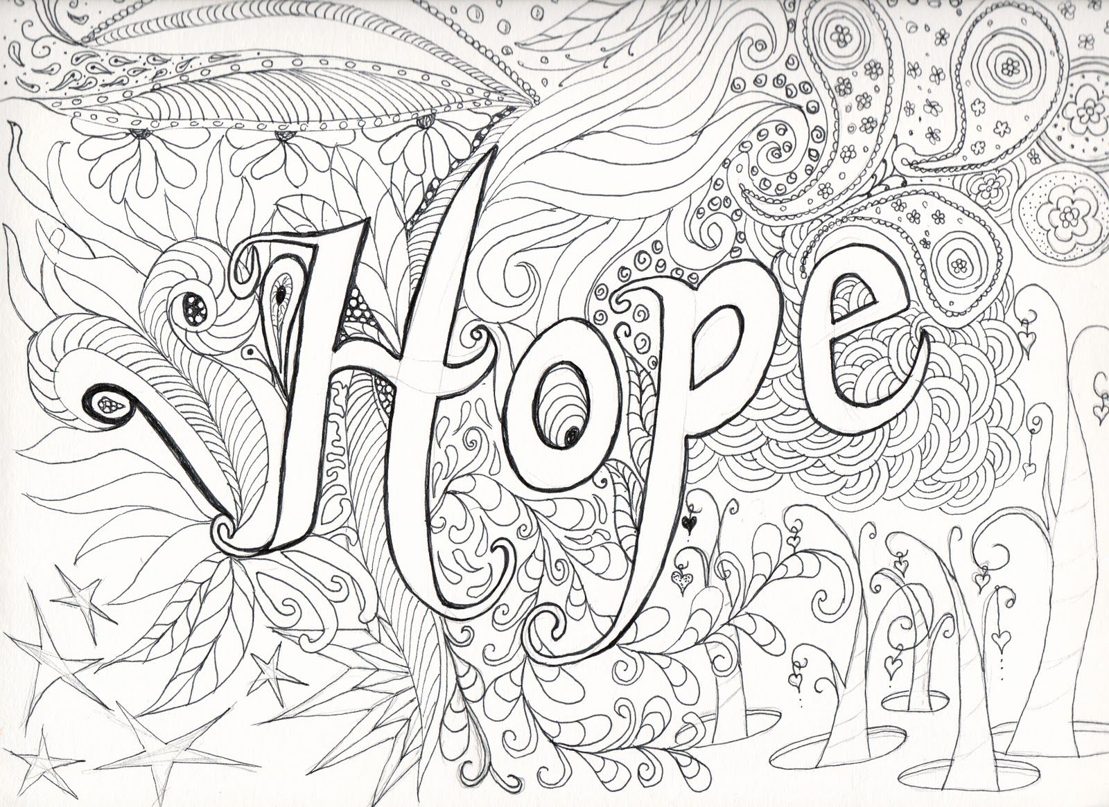 Hard Coloring - Coloring Pages for Kids and for Adults