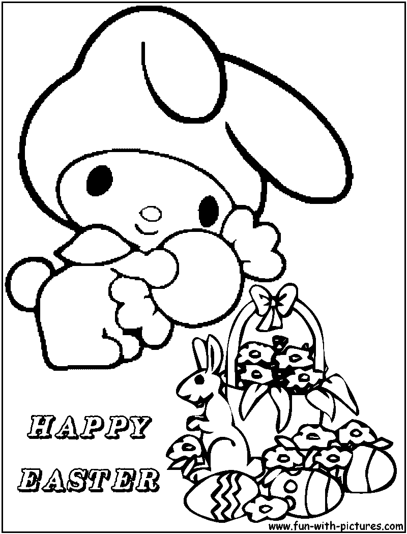 6 Pics of Hello Kitty Bunny Coloring Pages - Hello Kitty Easter ...