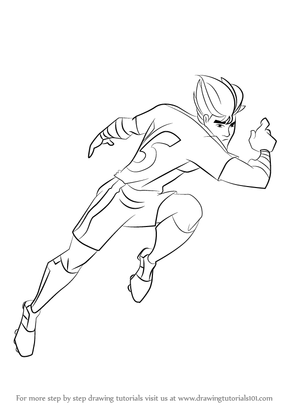 Learn How to Draw Twisting Tiger from Supa Strikas (Supa Strikas) Step by  Step : Drawing Tutorials