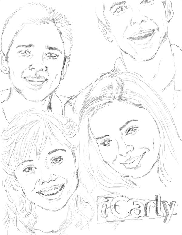 icarly coloring pages - Clip Art Library