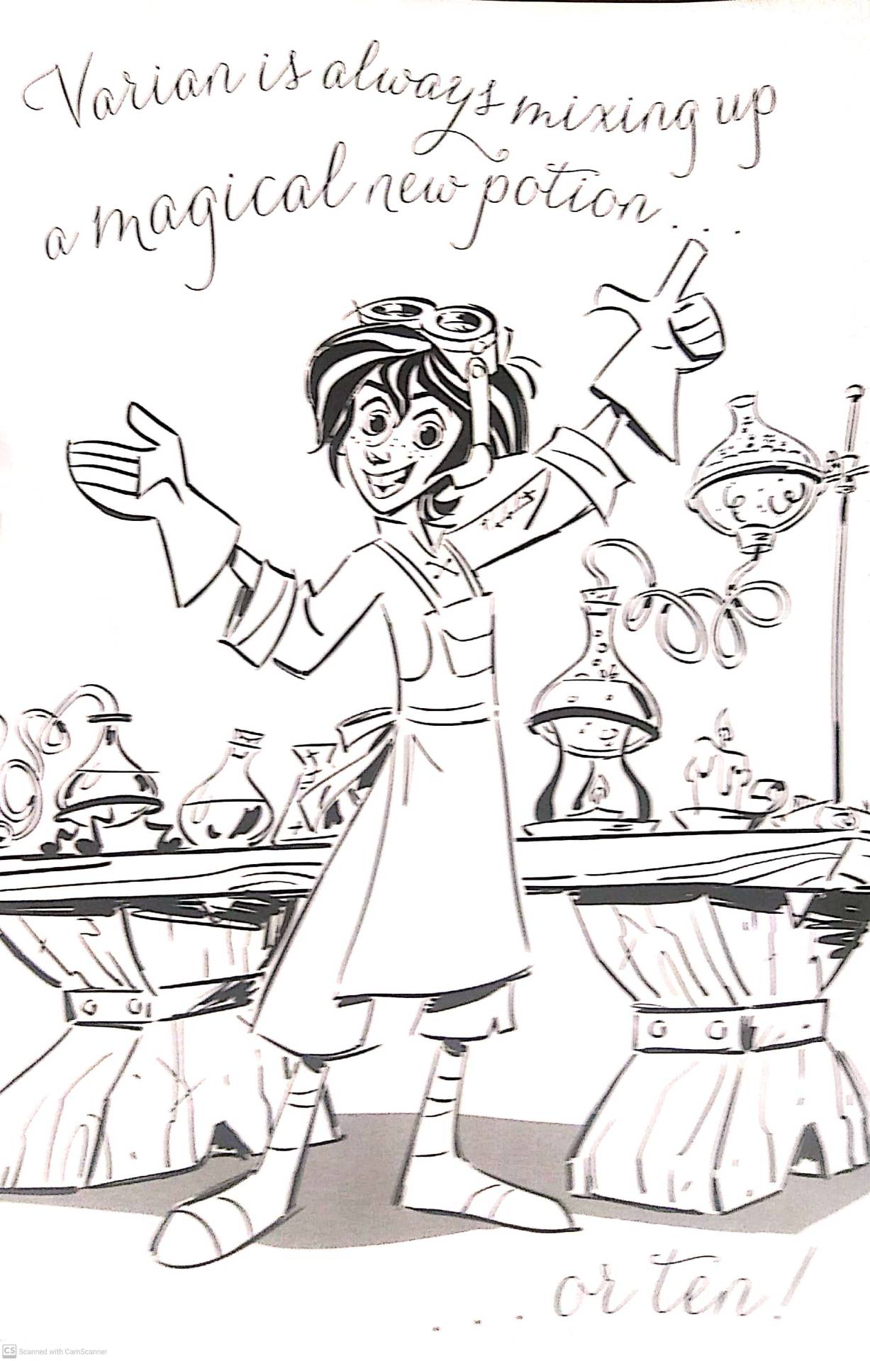 The Disney Dork — Varian Coloring Pages