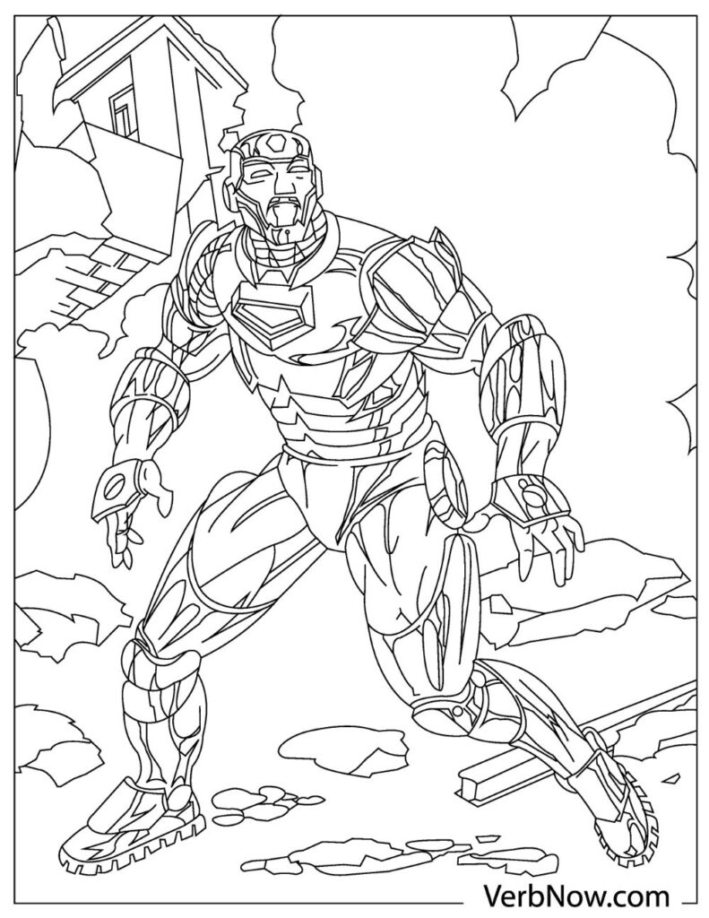 Free IRON MAN Coloring Page For Download (Printable PDF) - Coloring Nation