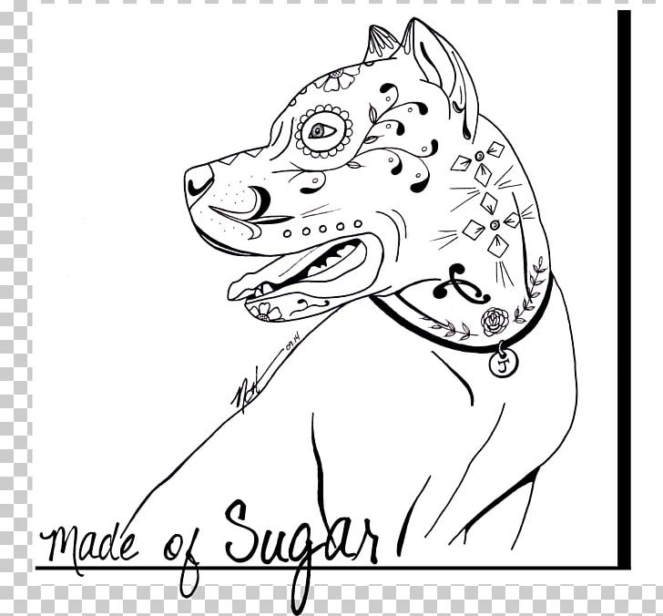 Pit Bull Calavera Puppy Coloring Book Drawing PNG, Clipart, Animals, Area,  Artwork, Black, Black And White