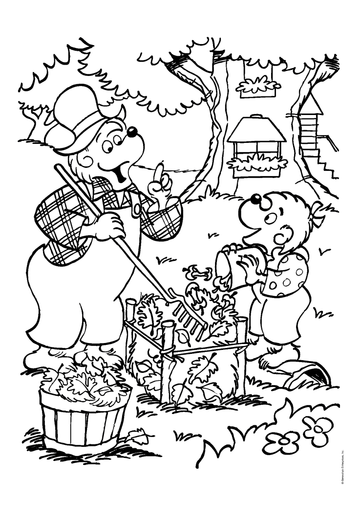 Berenstain Bears Coloring Pages Characters - Coloring Pages For ...