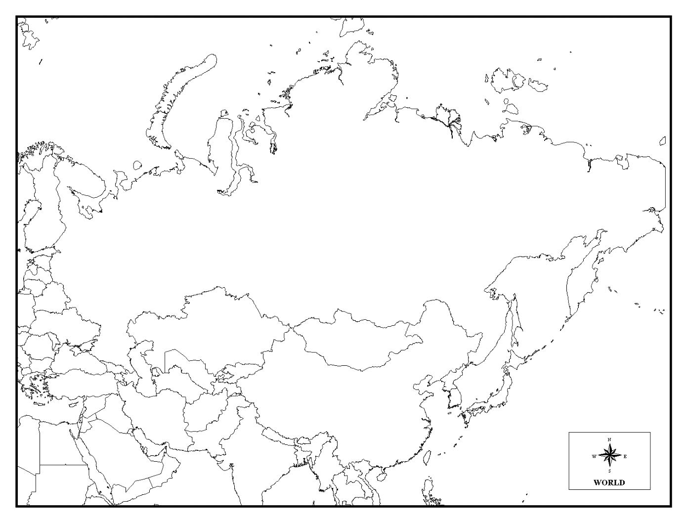 Projection Map Blank Printable World Outline Maps Royalty Free ...