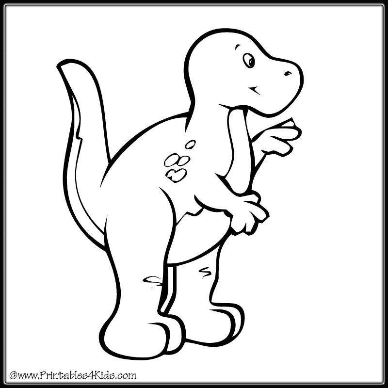 Baby Dinosaur Coloring Pages | Clipart Panda - Free Clipart Images