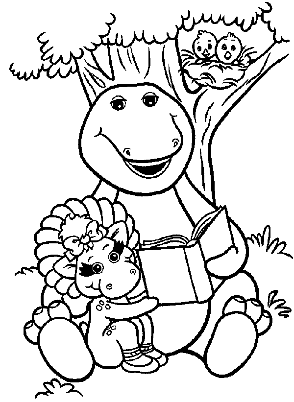 Barney And Friends Coloring Pages Printable - Coloring Pages For ...