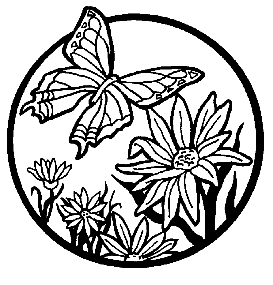 Butterfly Coloring Page Perfect - Coloring pages