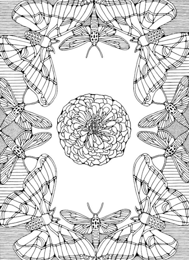 Butterfly Mandala Coloring Pages Coloring Pages For Kids #bDS ...