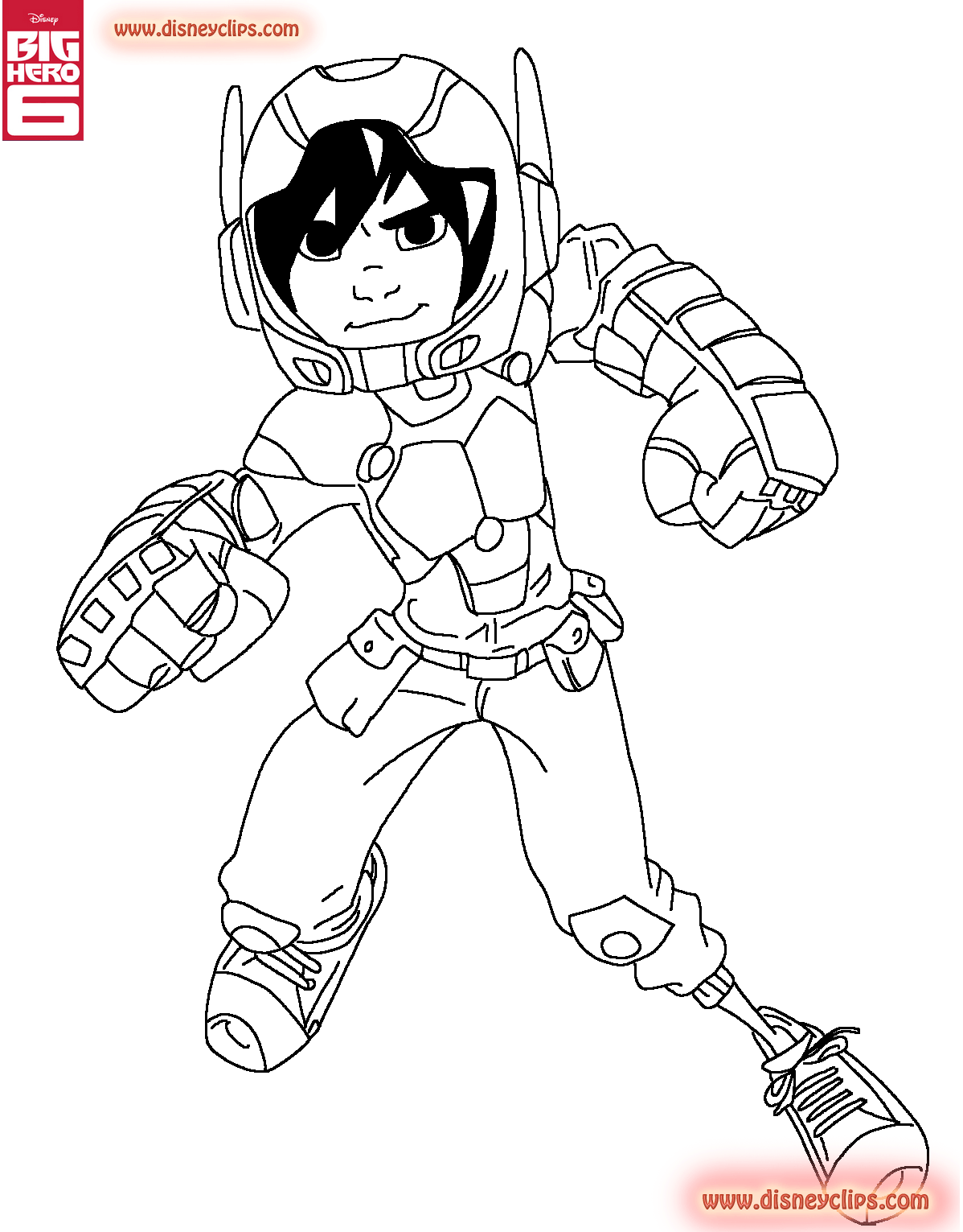 Big Hero 6 Coloring Pages | Disneyclips.com