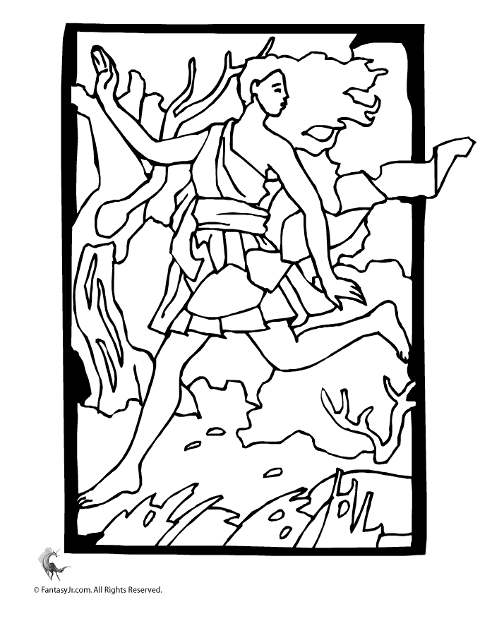Wood Sprite Coloring Page | Woo! Jr. Kids Activities : Children's Publishing