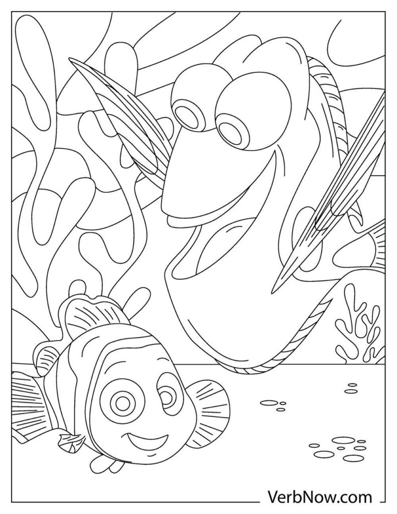 Free NEMO Coloring Pages & Book for Download (Printable PDF) - VerbNow