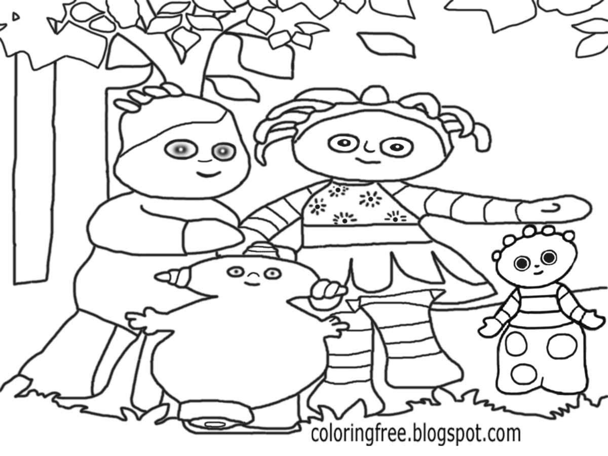 Free Coloring Pages Printable Pictures To Color Kids Drawing ideas: In The  Night Garden Coloring For Beginners Easy Kids Drawing Ideas