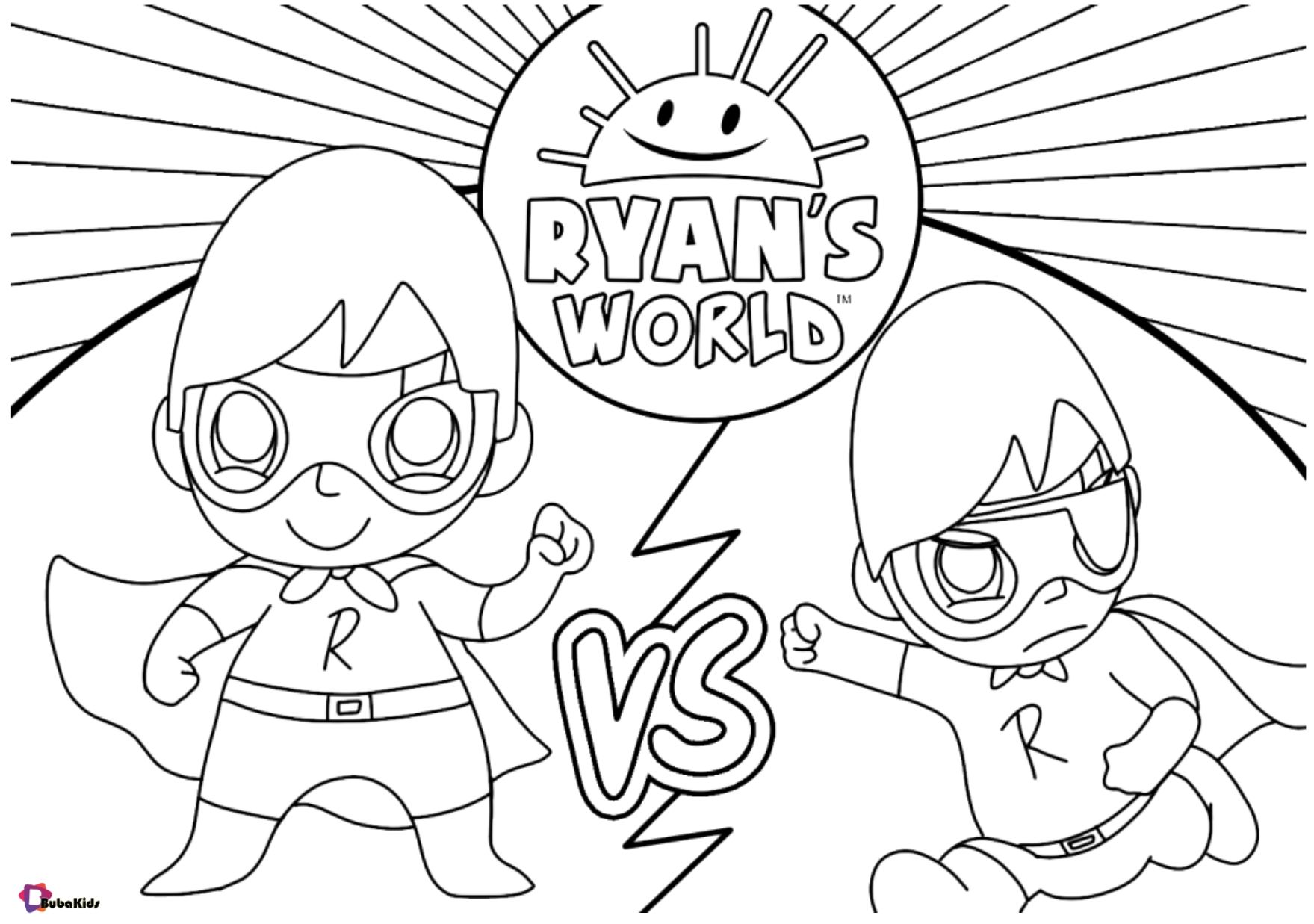 free download ryan's world coloring page for kids Collection of cartoon coloring  pages fo… | Bunny coloring pages, Superhero coloring pages, Cartoon coloring  pages