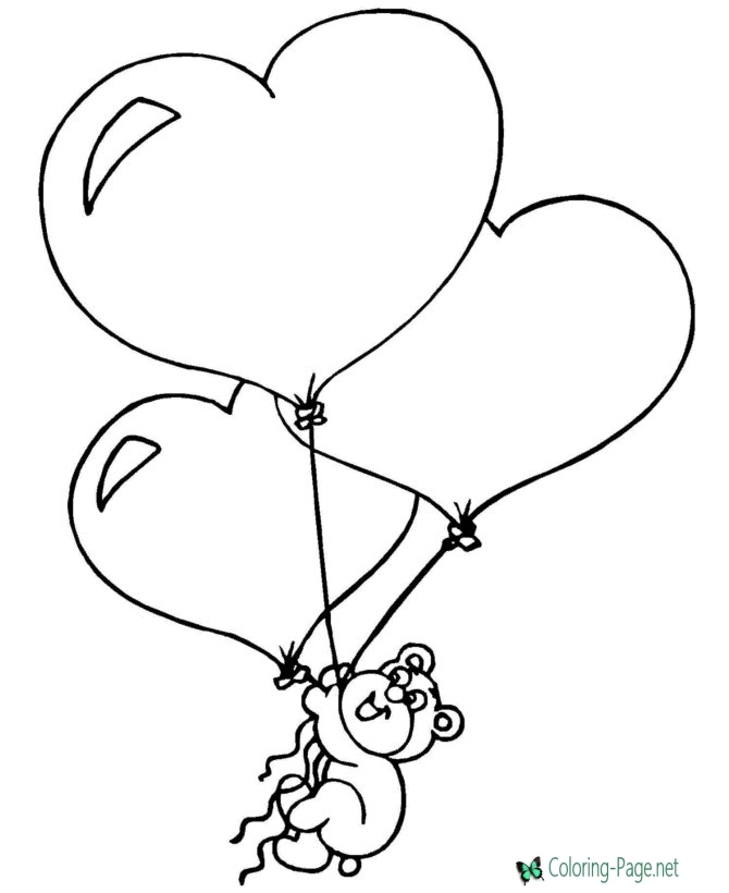 Valentine Heart Coloring Pages