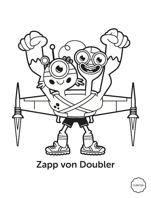 Champ Coloring Sheets - GoNoodle