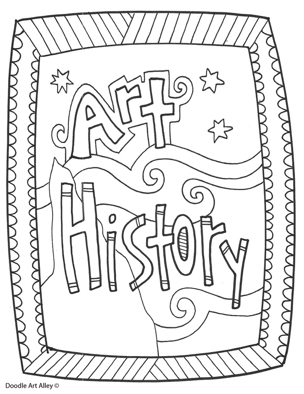 The Arts Coloring Pages and Printables ...