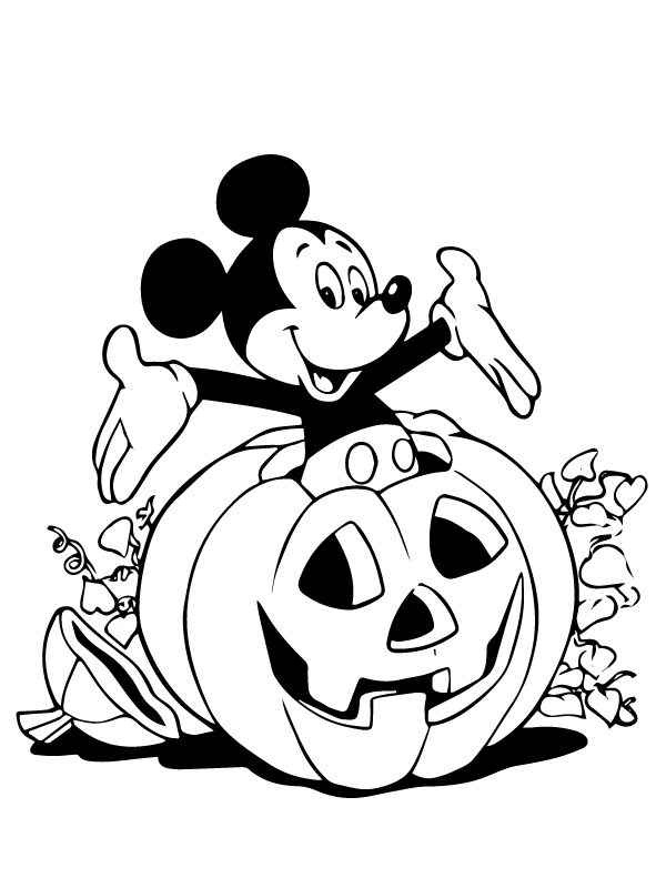 Disney Halloween Mickey pumpkin halloween