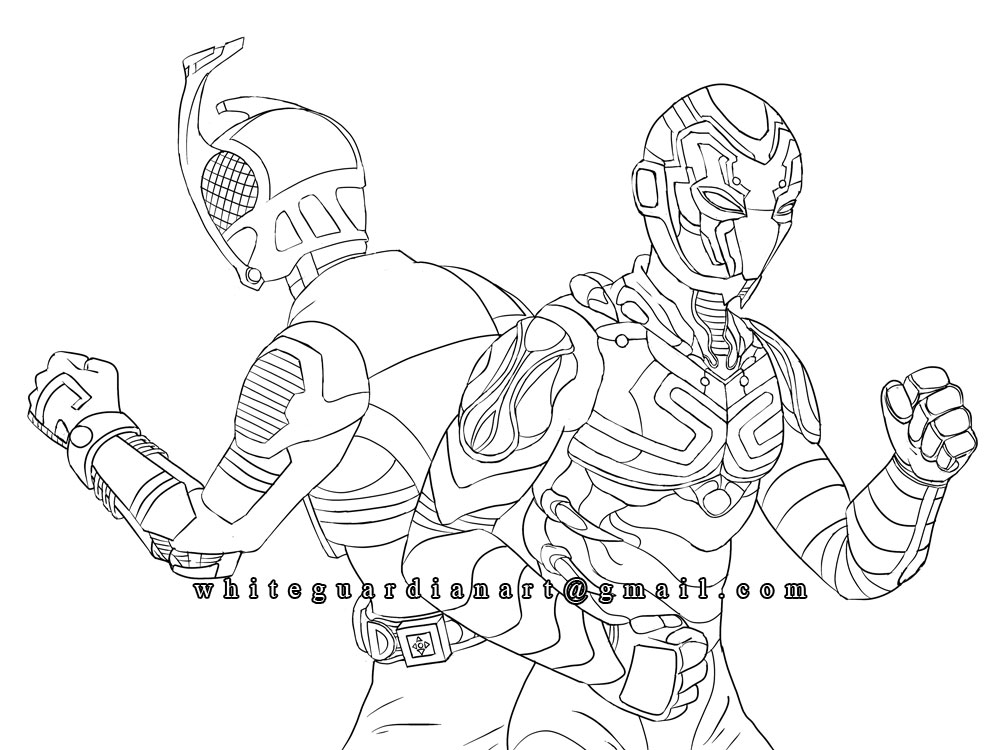 Kamen Rider Kabuto and Blue Beetle Sketch by WhiteGuardian -- Fur Affinity  [dot] net