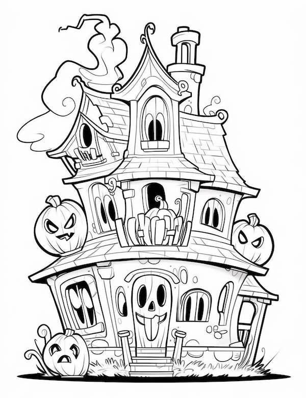 47 Spooky Halloween Coloring Pages For ...